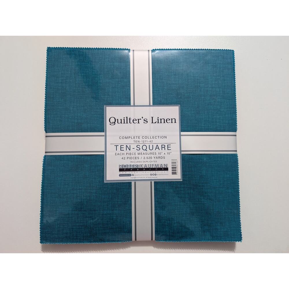 Royalty Palette Quilter's Linen Layer Cake by Studio RK - Robert Kaufman Fabrics
